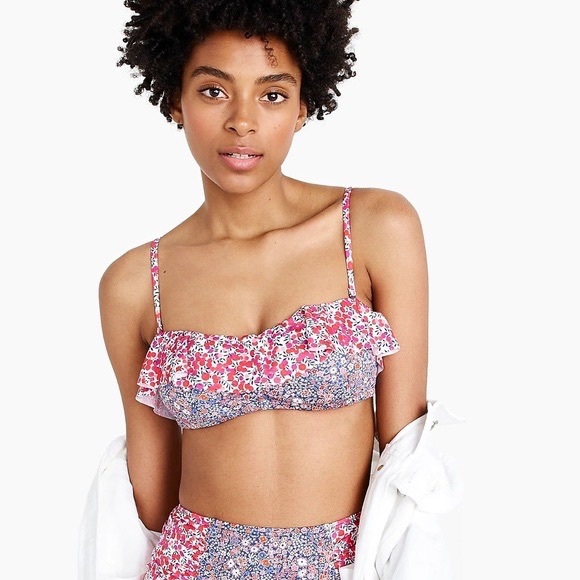 EUC JCrew Liberty bikini high waist too and bottom - Picture 2 of 7